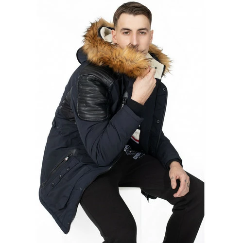 Geographical Norway Anorak Bravour Manteaux Couleur Bleu marine 5 Geographical Norway Anorak Bravour Manteaux Couleur Bleu marine – Image 3