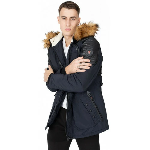 Geographical Norway Anorak Bravour Manteaux Couleur Bleu marine 6 Geographical Norway Anorak Bravour Manteaux Couleur Bleu marine – Image 4