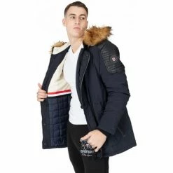 Geographical Norway Anorak Bravour Manteaux Couleur Bleu marine 12 Geographical Norway Anorak Bravour Manteaux Couleur Bleu marine -Geographical Norway Soldes 21799328 500 E