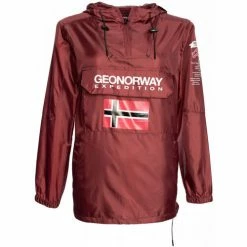 Geographical Norway Veste Brest Vestes Couleur Bordeau