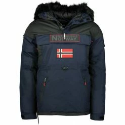 Geographical Norway Bermuda Bruno Manteaux Couleur Bleu marine