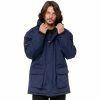 Geographical Norway Parka Coquin - capuche avec bord façon fourrure Manteaux Couleur Bleu marine -Geographical Norway Soldes 21799368 500 A