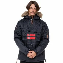 Geographical Norway Doudoune Corporate Manteaux Couleur Bleu marine