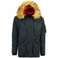 Geographical Norway Parka Danou Manteaux Couleur Bleu marine