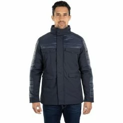 Geographical Norway Parka DANCING Manteaux Couleur Bleu marine