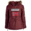 Geographical Norway Doudoune Build - fourrure synthétique Manteaux Couleur Bordeau -Geographical Norway Soldes 21799407 500 A