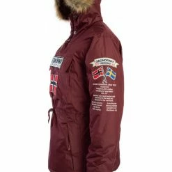 Geographical Norway Doudoune Build - fourrure synthétique Manteaux Couleur Bordeau -Geographical Norway Soldes 21799407 500 C