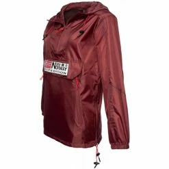 Geographical Norway Veste - parka - coupe-vent sport Choupa - capuche Vestes Couleur Bordeau -Geographical Norway Soldes 21799410 500 C