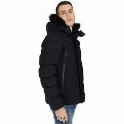 Geographical Norway Doudoune Dandy - fourrure synthétique Manteaux Couleur Bleu marine -Geographical Norway Soldes 21799416 500 D