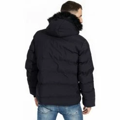 Geographical Norway Doudoune Dandy - fourrure synthétique Manteaux Couleur Bleu marine -Geographical Norway Soldes 21799416 500 E