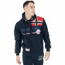 Geographical Norway Sweat Faponi - logo Sweats & Polaires Couleur Bleu marine