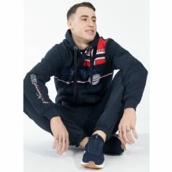 Geographical Norway Sweat Faponi - logo Sweats & Polaires Couleur Bleu marine -Geographical Norway Soldes 21799421 500 E