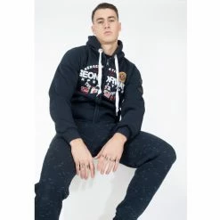 Geographical Norway Sweat Garbon - logo Sweats & Polaires Couleur Bleu marine -Geographical Norway Soldes 21799433 500 C