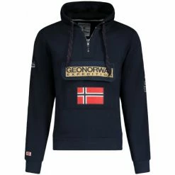 Geographical Norway Sweat Gymclass - motif brodé Sweats & Polaires Couleur Bleu marine