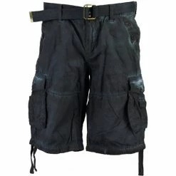 Geographical Norway Bermuda Pablo - 100% coton Shorts & Bermudas Couleur Bleu marine