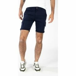 Geographical Norway Bermuda Pexonne - 100% coton Shorts & Bermudas Couleur Bleu marine
