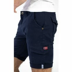 Geographical Norway Bermuda Pexonne - 100% coton Shorts & Bermudas Couleur Bleu marine -Geographical Norway Soldes 21799485 500 C
