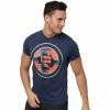 Geographical Norway T-shirt - col V T-shirts & Polos Couleur Bleu marine