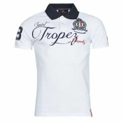 Geographical Norway KALLIAN T-shirts & Polos Couleur Blanc