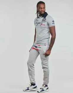 Geographical Norway KALLIAN T-shirts & Polos Couleur Gris mélangé -Geographical Norway Soldes 21814337 500 C