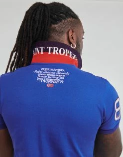 Geographical Norway KALLIAN T-shirts & Polos Couleur Bleu -Geographical Norway Soldes 21814338 500 E