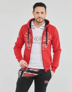 Geographical Norway FLEPTO Sweats & Polaires Couleur Rouge