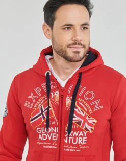 Geographical Norway FLEPTO Sweats & Polaires Couleur Rouge 10 Geographical Norway FLEPTO Sweats & Polaires Couleur Rouge -Geographical Norway Soldes 21814342 500 E