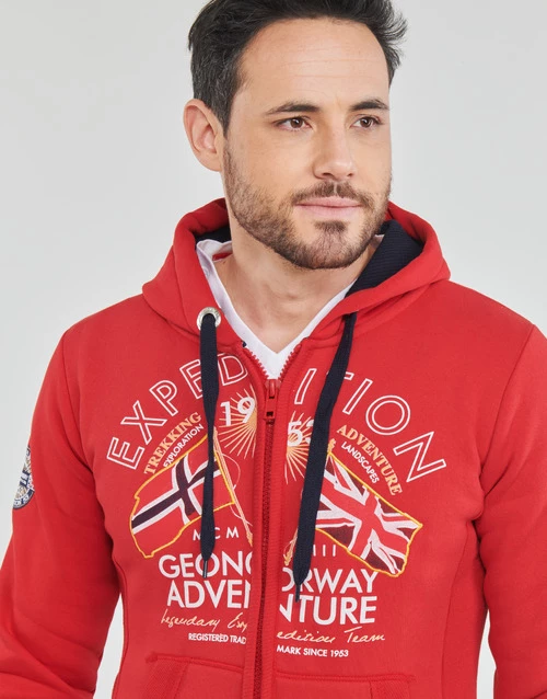 Geographical Norway FLEPTO Sweats & Polaires Couleur Rouge 6 Geographical Norway FLEPTO Sweats & Polaires Couleur Rouge – Image 4