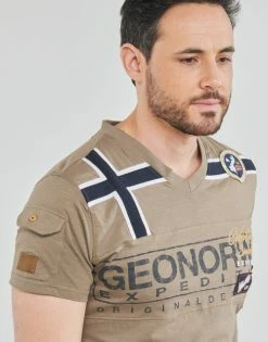 Geographical Norway JARADOCK T-shirts & Polos Couleur Taupe -Geographical Norway Soldes 21814350 500 E