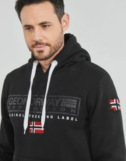 Geographical Norway GASIC Sweats & Polaires Couleur Noir -Geographical Norway Soldes 21814361 500 E