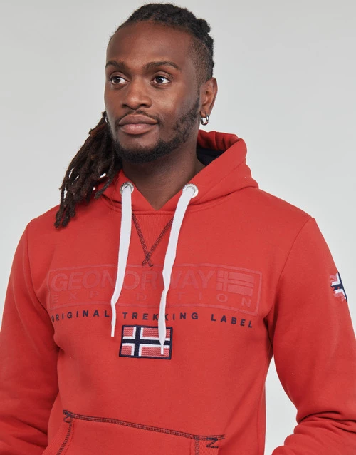 Geographical Norway GASIC Sweats & Polaires Couleur Rouge 6 Geographical Norway GASIC Sweats & Polaires Couleur Rouge – Image 4