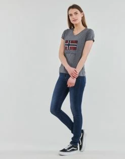 Geographical Norway JOISETTE T-shirts & Polos Couleur Marine -Geographical Norway Soldes 21814371 500 C