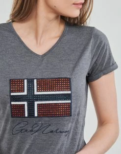 Geographical Norway JOISETTE T-shirts & Polos Couleur Marine -Geographical Norway Soldes 21814371 500 E