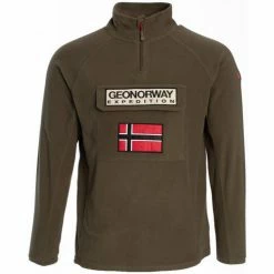 Geographical Norway Polaire Tymcla - uni Sweats & Polaires Couleur Kaki