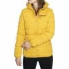 Geographical Norway Anorak Berechite - matelassé - capuche Manteaux Couleur Jaune foncé -Geographical Norway Soldes 21830323 500 A