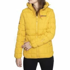 Geographical Norway Anorak Berechite - matelassé - capuche Manteaux Couleur Jaune foncé