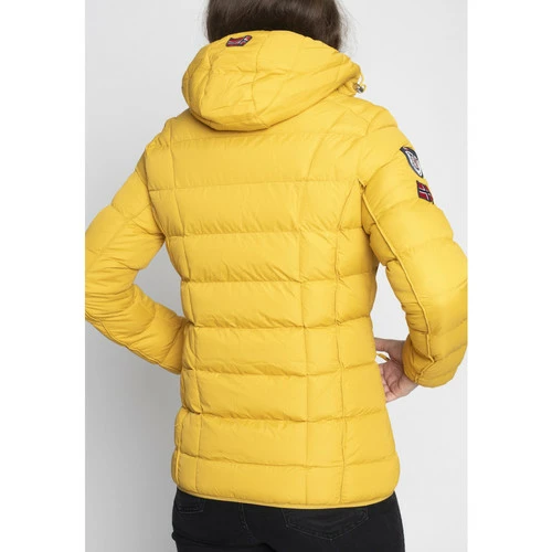Geographical Norway Anorak Berechite - matelassé - capuche Manteaux Couleur Jaune foncé 4 Geographical Norway Anorak Berechite - matelassé - capuche Manteaux Couleur Jaune foncé – Image 2