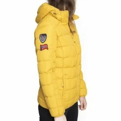 Geographical Norway Anorak Berechite - matelassé - capuche Manteaux Couleur Jaune foncé 7 Geographical Norway Anorak Berechite - matelassé - capuche Manteaux Couleur Jaune foncé -Geographical Norway Soldes 21830323 500 C