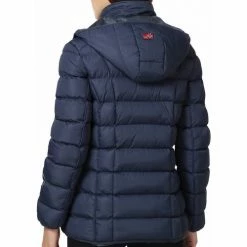 Geographical Norway Anorak Berechite - matelassé - capuche Manteaux Couleur Bleu marine -Geographical Norway Soldes 21830324 500 C
