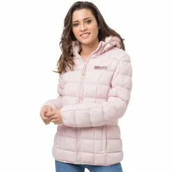Geographical Norway Anorak Berechite - matelassé - capuche Manteaux Couleur Rose