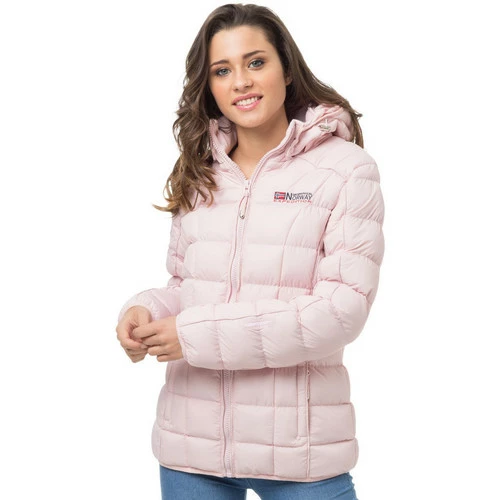 Geographical Norway Anorak Berechite - matelassé - capuche Manteaux Couleur Rose 3 Geographical Norway Anorak Berechite - matelassé - capuche Manteaux Couleur Rose