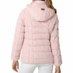 Geographical Norway Anorak Berechite - matelassé - capuche Manteaux Couleur Rose 7 Geographical Norway Anorak Berechite - matelassé - capuche Manteaux Couleur Rose -Geographical Norway Soldes 21830325 500 C