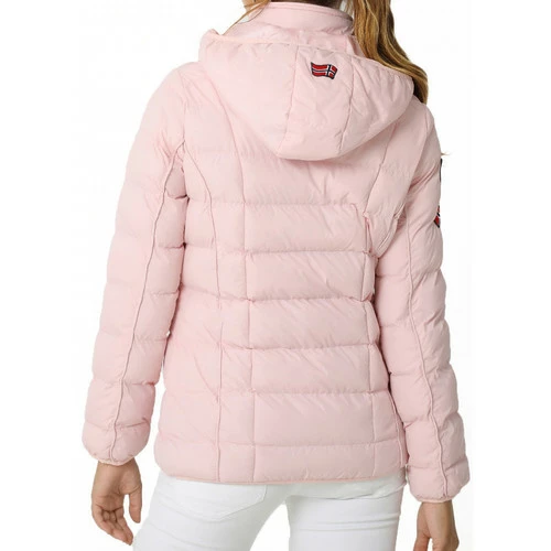Geographical Norway Anorak Berechite - matelassé - capuche Manteaux Couleur Rose 5 Geographical Norway Anorak Berechite - matelassé - capuche Manteaux Couleur Rose – Image 3