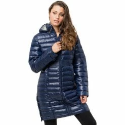 Geographical Norway Canadienne Celia Manteaux Couleur Bleu marine