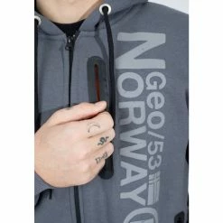 Geographical Norway Sweat Fascar - uni Sweats & Polaires Couleur Gris foncé -Geographical Norway Soldes 21836762 500 C