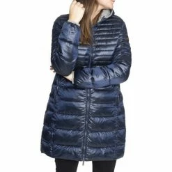 Geographical Norway Doudoune Bodet - capuche Manteaux Couleur Bleu marine