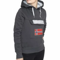 Geographical Norway Sweat sport Gadrie Sweats & Polaires Couleur Gris foncé