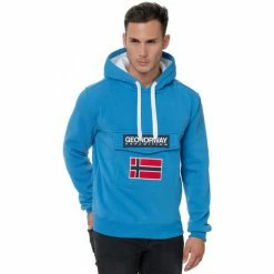 Geographical Norway Sweat sport Gadri Sweats & Polaires Couleur Bleu