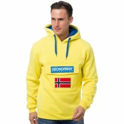 Geographical Norway Sweat sport Gadri Sweats & Polaires Couleur Jaune