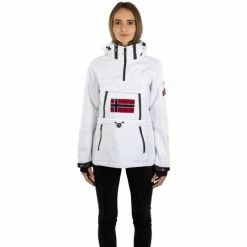Geographical Norway Veste Tulbeu - Softshell - Imperméable Joggings & Survêtements Couleur Blanc